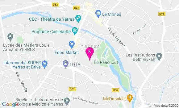 Localisation Romain Deguine