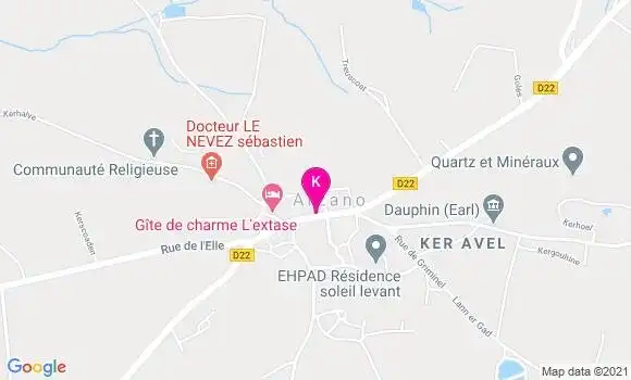 Localisation Valery Vadel