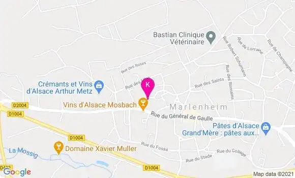 Localisation Alain Klein