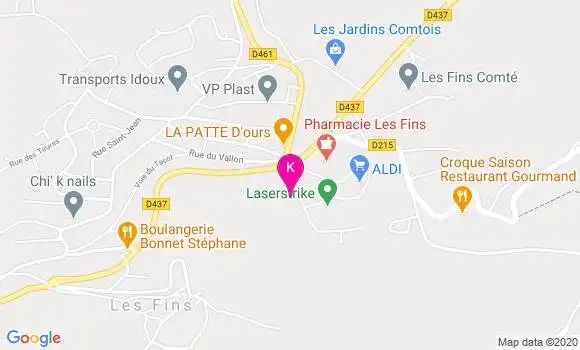 Localisation Matthieu Bouffeteau