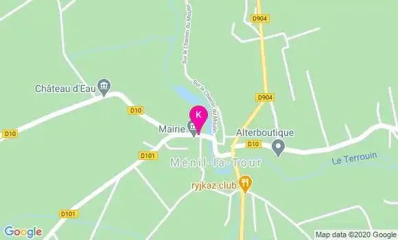 Localisation Catherine Palain