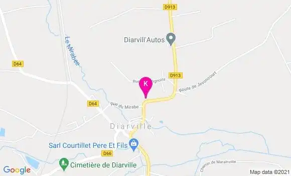 Localisation Blandine Clement