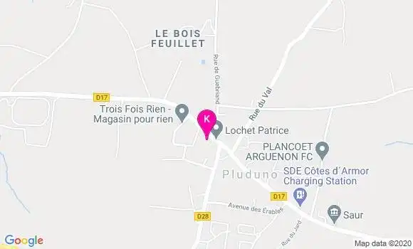 Localisation Oliver Sourceau