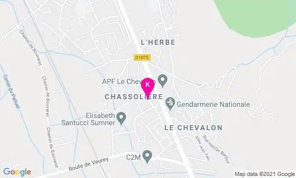 Localisation Sophie Chafanel