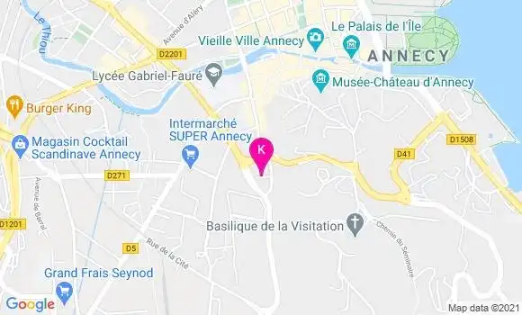 Localisation Laetitia Gaudet