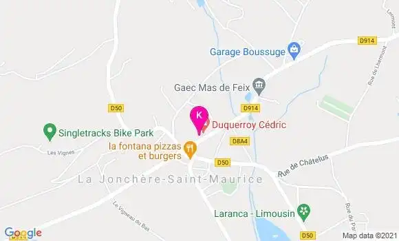 Localisation Manon Maurette