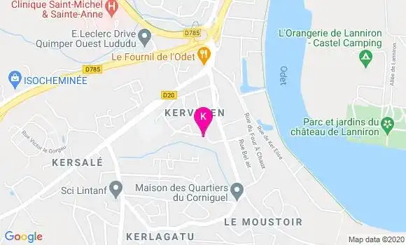 Localisation Servane Lagoutte