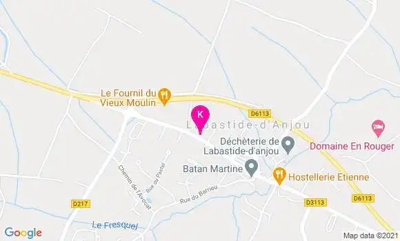 Localisation Aymeric Lamarque