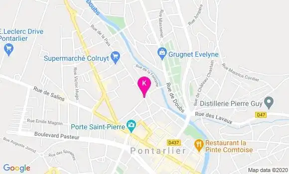 Localisation Francis Prat