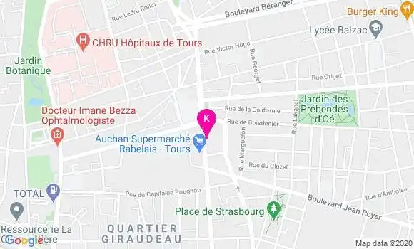Localisation Jean Paul Fonck