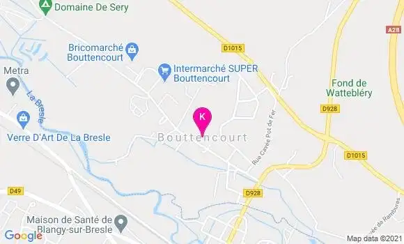 Localisation Isabelle Quenot