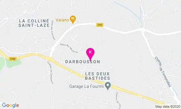 Localisation Damien Borne