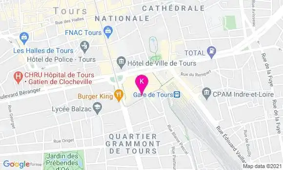 Localisation Jean Paul Pradel