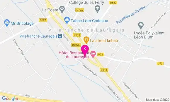 Localisation Frederique Tudela