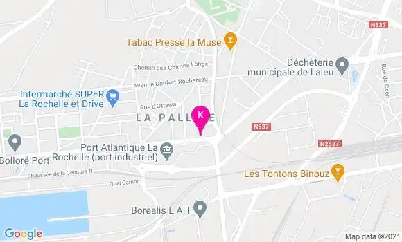 Localisation Damien Forzy