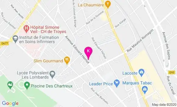 Localisation Clemence Mongeot