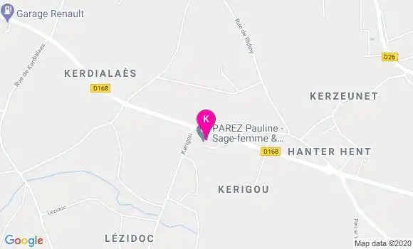 Localisation Tanguy Le Rest
