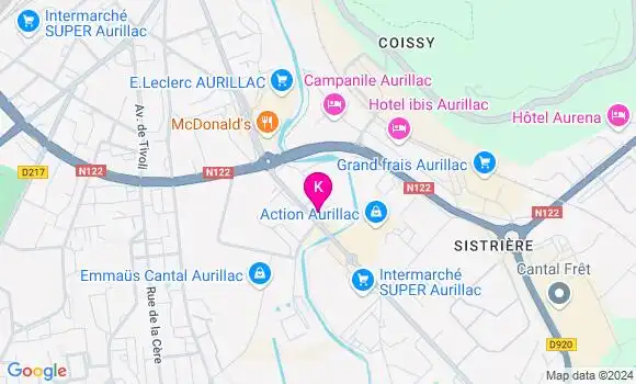 Localisation Amandine Clamagirand