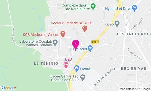 Localisation Delphine Malagie