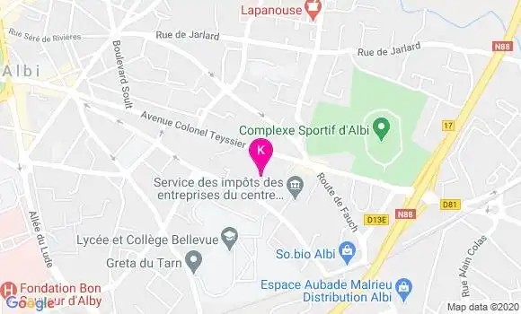 Localisation Joel Bertevas