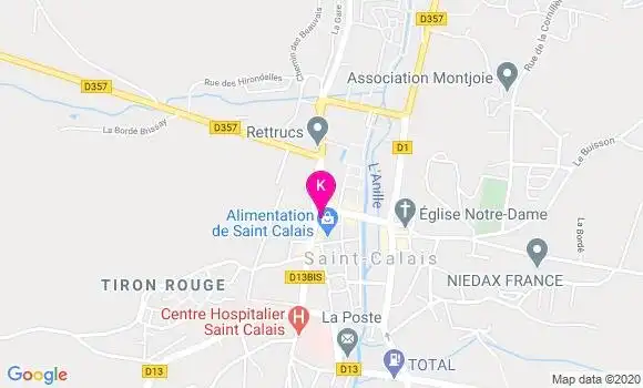 Localisation Xavier Daveau