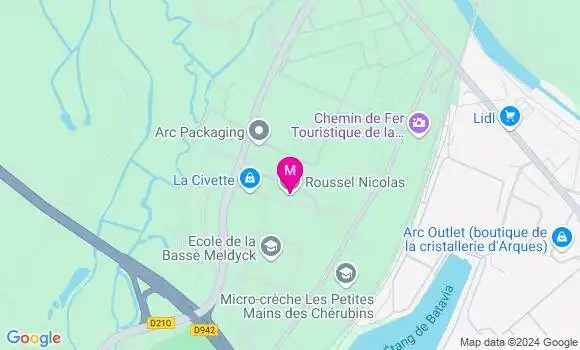 Localisation Nicolas Roussel