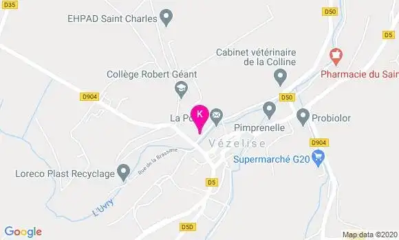 Localisation Cinthya Lenfant Henon