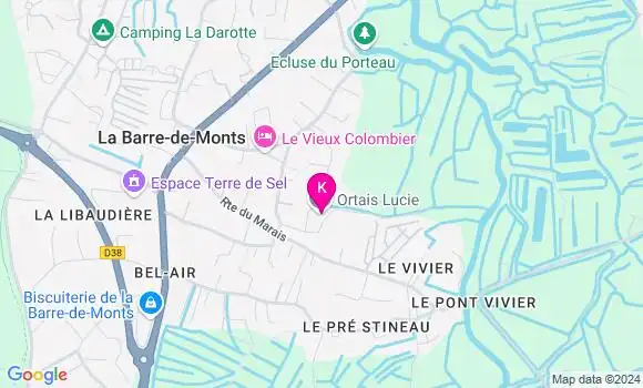 Localisation Fanny Laigneau