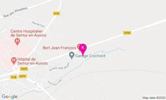 Localisation Erwan Bouchard