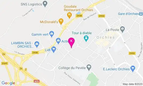 Localisation Vincent Duhem