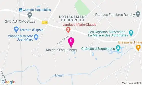 Localisation Ophelie Everaere