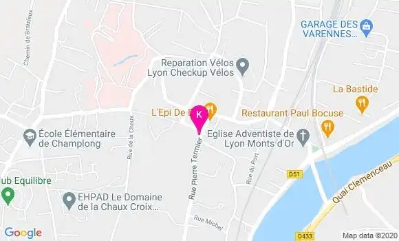Localisation Chloe Bouvier