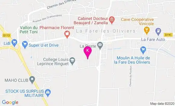 Localisation Stephanie Maurial Vallet