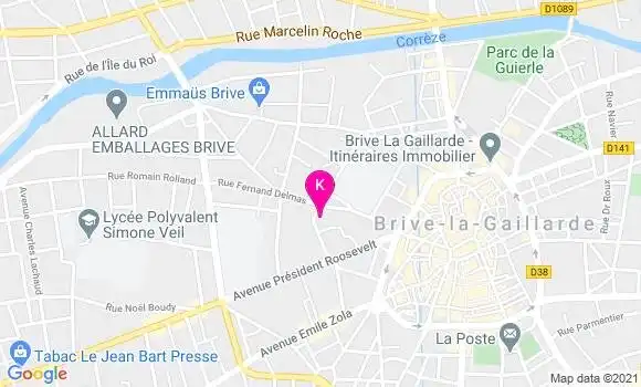 Localisation Nathalie Moll