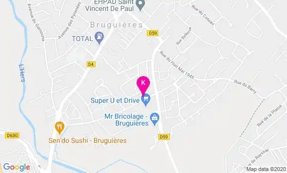 Localisation Yolande Catala