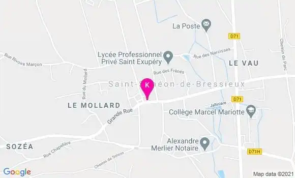 Localisation Jean Baptiste Rouviere