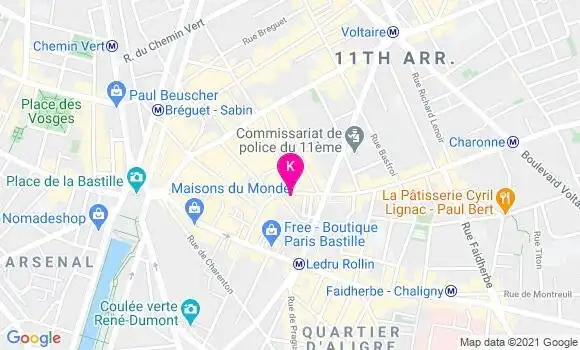 Localisation Sophie Faure