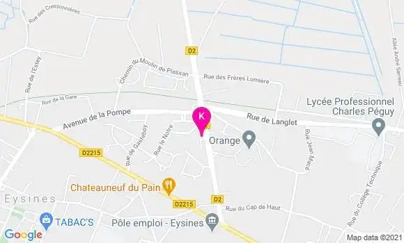 Localisation Justine Desmoulieres
