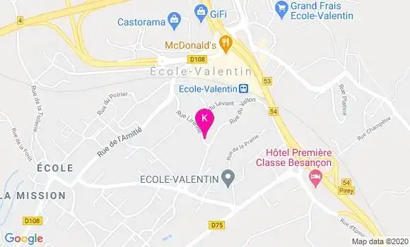 Localisation Jean Christophe Rognon