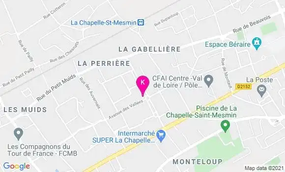 Localisation Eric Berthier