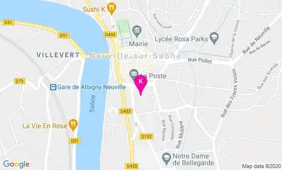 Localisation Nathalie Pauget