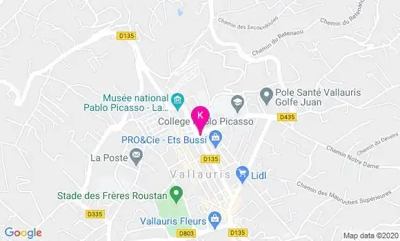Localisation Laetitia Badot Liprandi