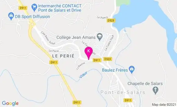 Localisation Amandine Battut