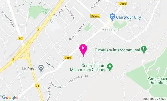 Localisation Emilie Brocard