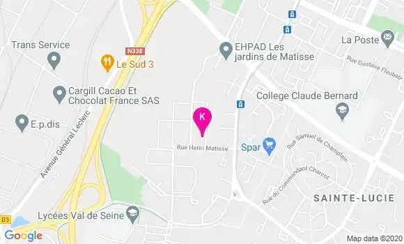 Localisation Elsa Debus