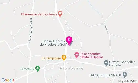 Localisation Isabelle Ollivier Huonnic