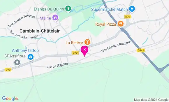 Localisation Julie Marquant