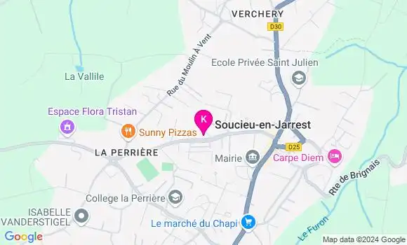 Localisation Charline Bador