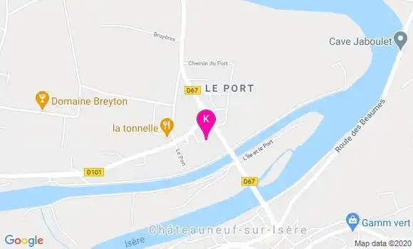 Localisation Pauline Vallet