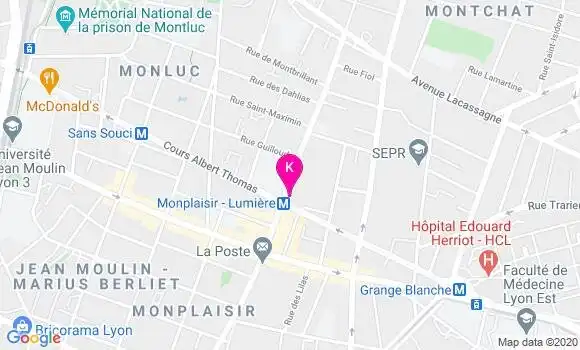 Localisation Emilie Guillemin